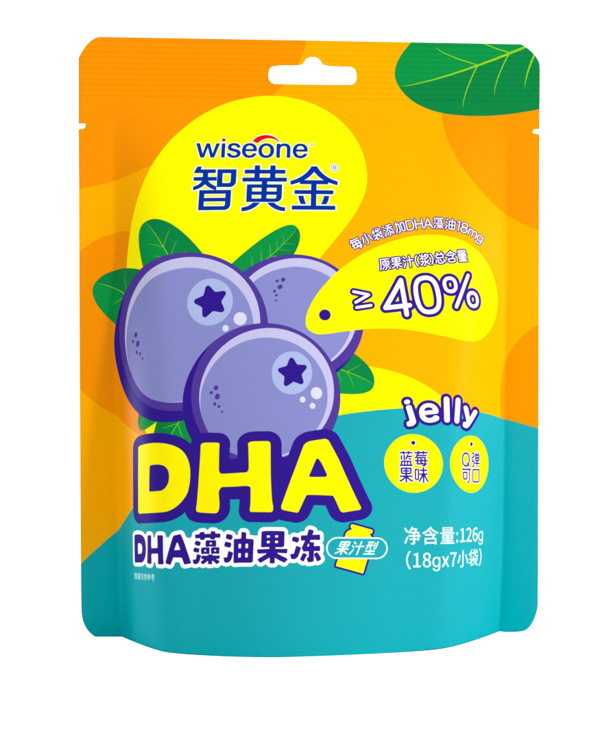 智黃金?DHA藻油果凍（藍(lán)莓味）