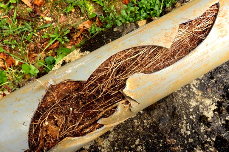 下水道和輸水管道中的樹根-處理地面公用事業(yè)管線中的樹根