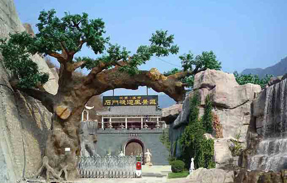 仿真樹大門