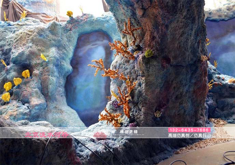 水泥假山.jpg 水泥假山