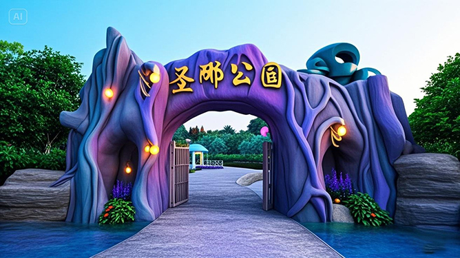 生態園大門