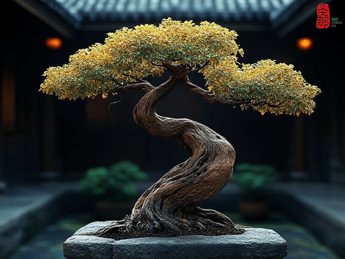 仿真古樹