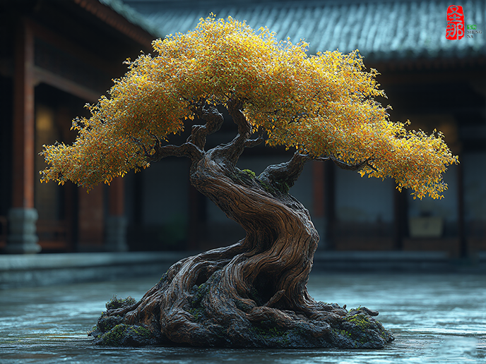 仿真古樹
