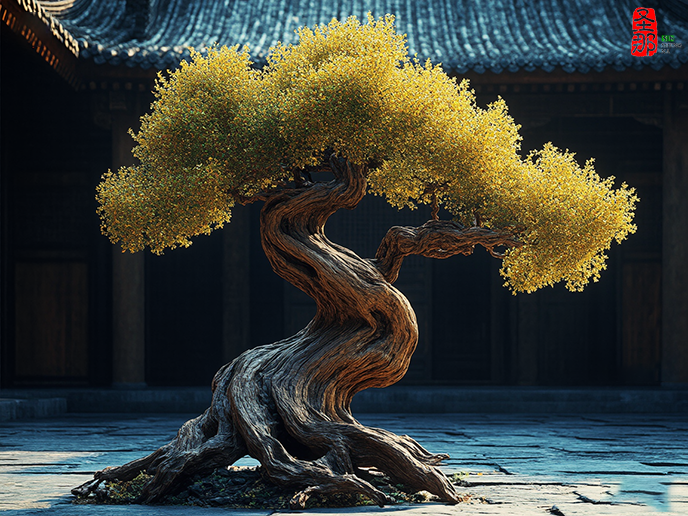 仿真古樹