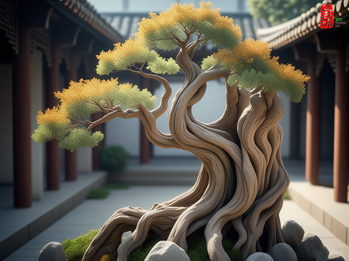 仿真古樹