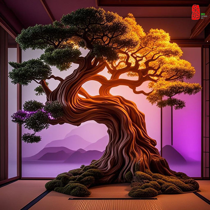 仿真古樹