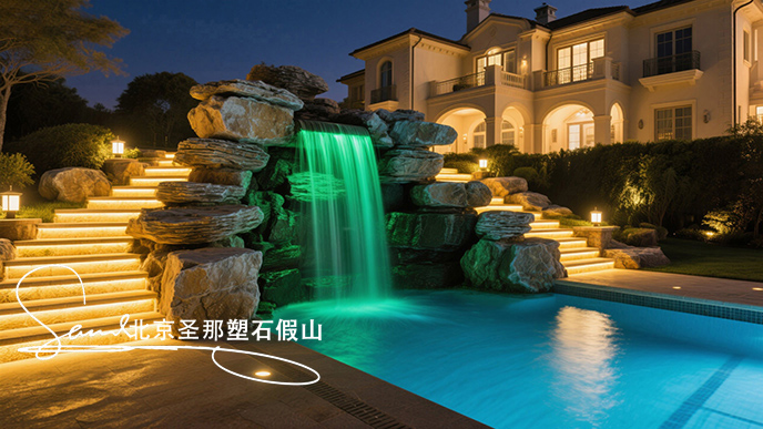 假山水池
