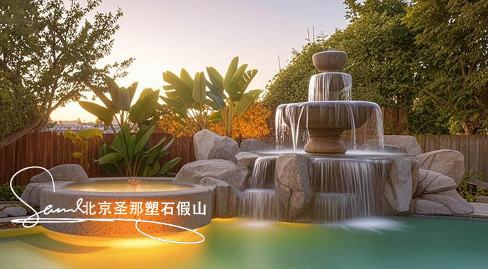假山水池