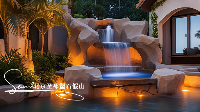 假山水池