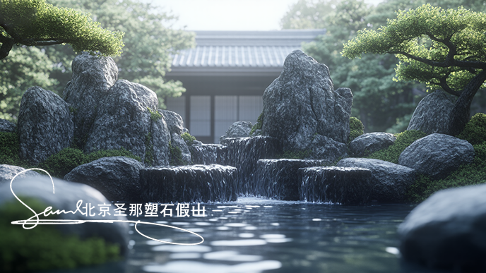 假山魚池