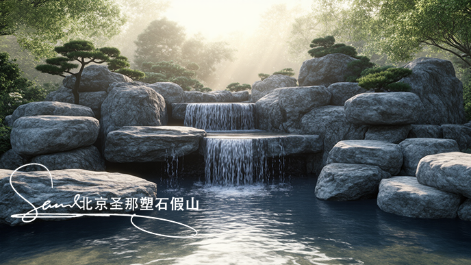 假山魚池