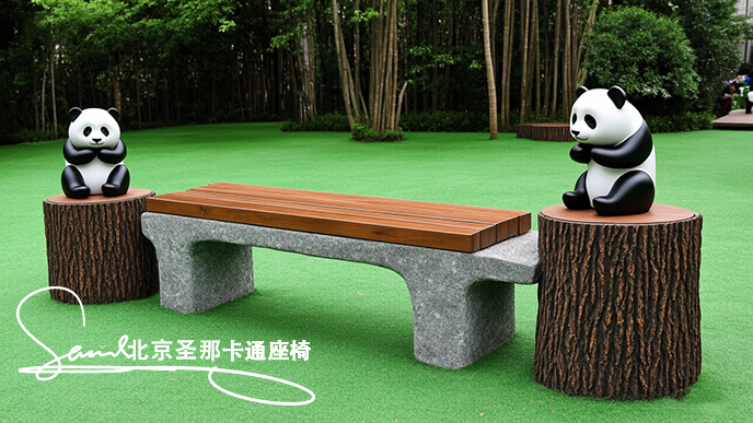水泥仿木桌椅