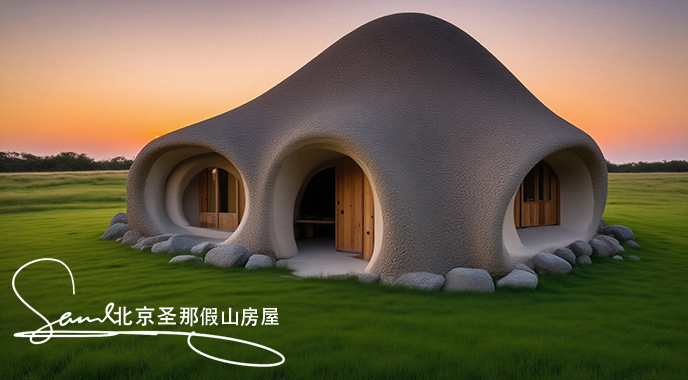 假山房屋