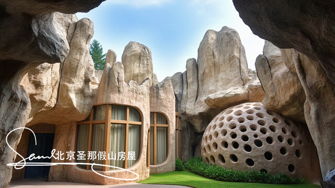 假山房屋