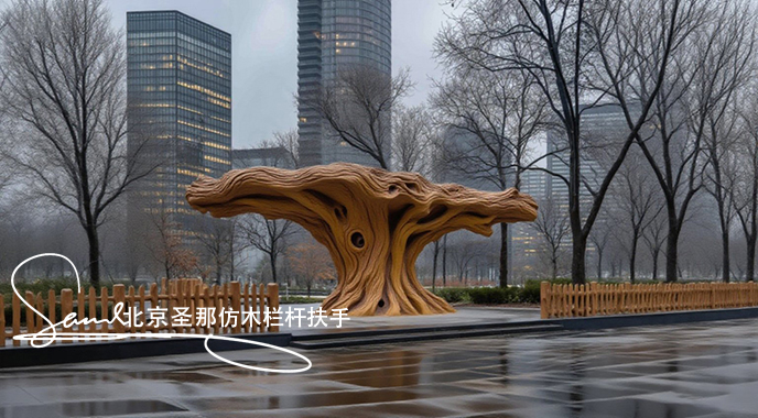 jimeng-2025-06-25-2042-正在施工制作的旅游區樓梯室外安全圍欄設計制作過程，美工正在施工制作，先用鋼筋焊接....jpeg
