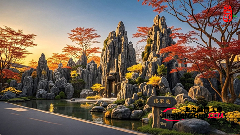 水泥假山