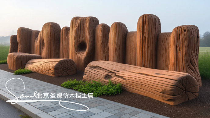 水泥仿木板材