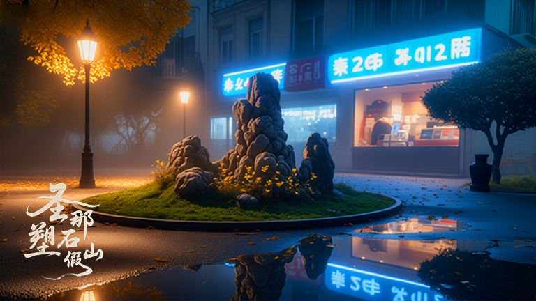 水泥假山